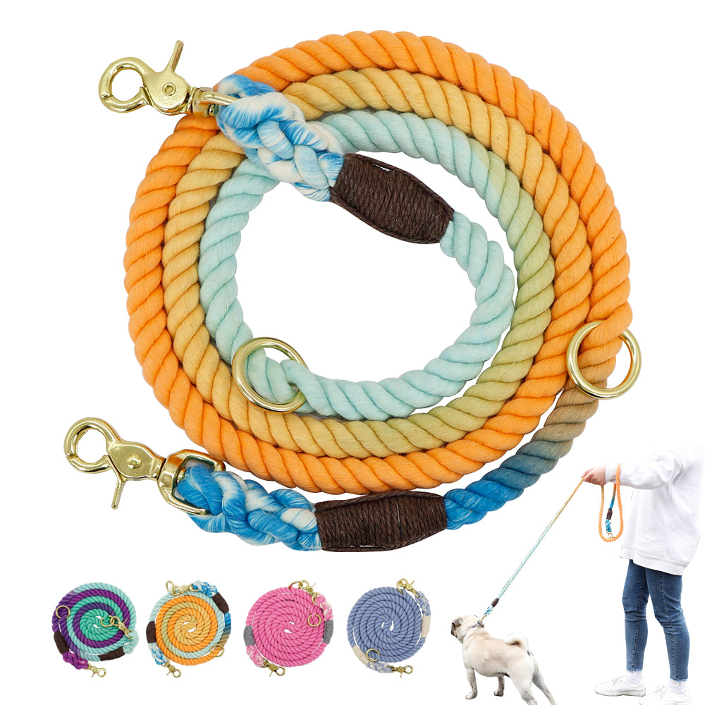 Lightweight gradient rope leash